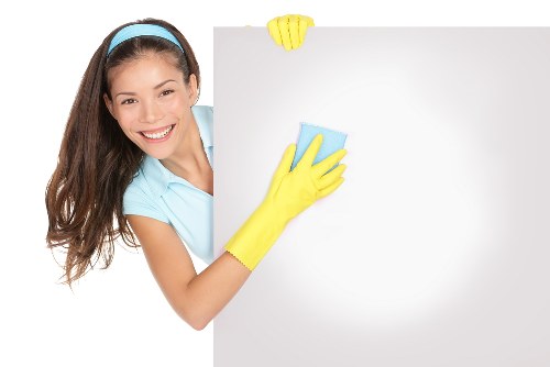 Local office cleaner maintaining shared office facilities in BR3