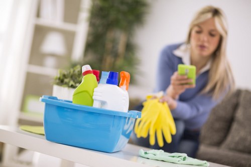 Professional cleaning of a commercial workspace in BR3 with careful attention to detail