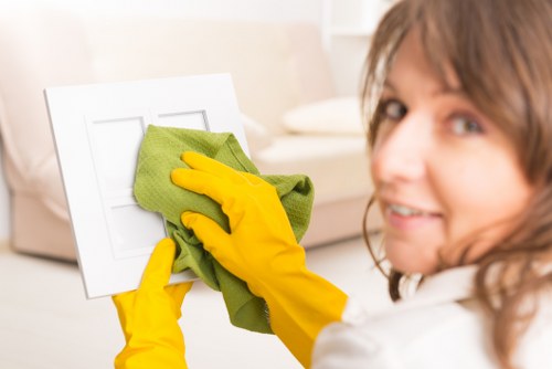 Inspection and safety planning before carpet cleaning